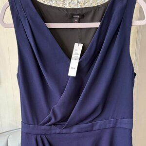 NWT Jacob Navy below the knee dress